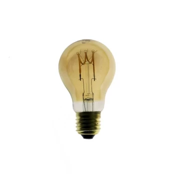 3W E27 LED lemputė CURVED GOCCIA GOLD