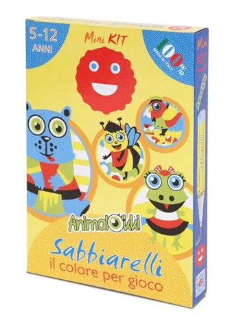 Piešimo smėliu rinkinys SABBIARELLI Šaunūs gyvūnai
