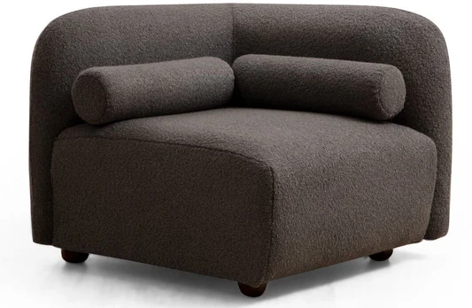 Fotelis Viktor-Dark Grey Tamsiai pilka