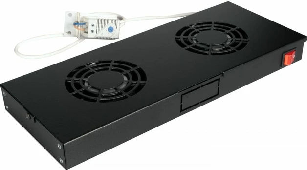 Equip Lüftermodul 19" für Serverschränke, 4xLüfter RAL9005