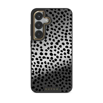 Almond Latte - Cute Samsung Galaxy S25 Plus Case, Elite Mirror (Magnetic) / Gold