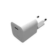 FIXED Mini Network Charger with USB-C output and PD support, 25W, baltas kaina