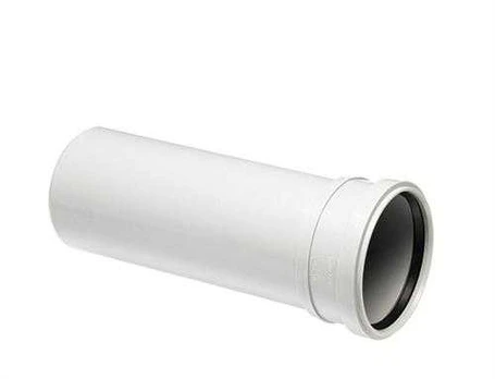 Uponor Decibel afløbsrør med muffe 75mm 2m