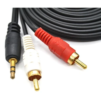 x2 RCA į AUX 3,5mm laidas - kabelis