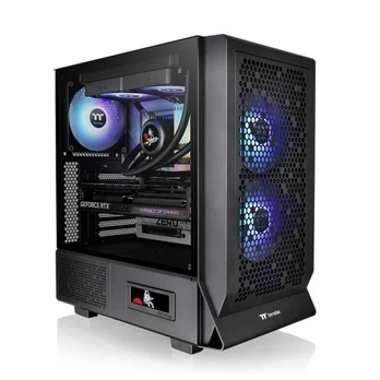 Thermaltake Ceres 330 TG ARGB Juodas