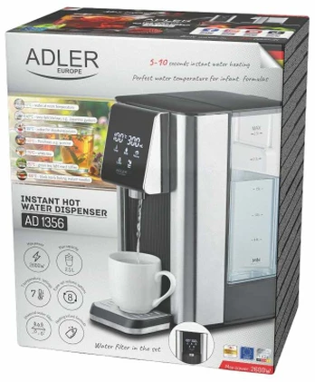 Adler AD 1356 Hot Water Dispenser 2.5L 2600W