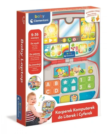 Clementoni Kacperek Komputerek do Literek i Cyferek