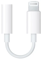 Adapteris HQ, 3.5 mm (AUX)/Apple Lightning, balta kaina