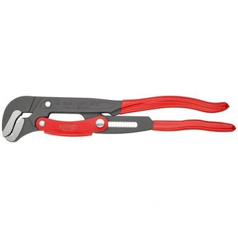 Adjustable wrench for pipes with S type jaws, 420mm length