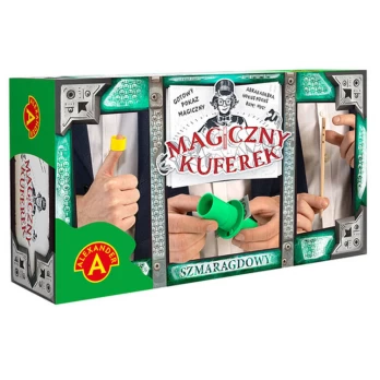 Magiškas triukas lagaminas  - smaragdinis