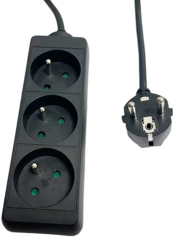 MicroConnect 3 krypčių prancūziško tipo maitinimo lizdas