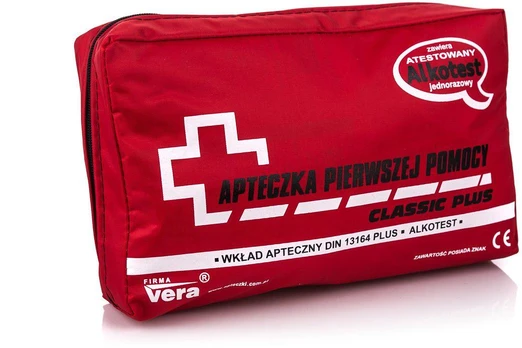 Vera Apteczka samochodowa su alkotestem Classic Plus