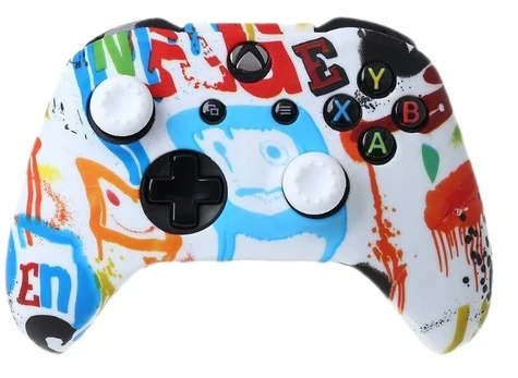 Silikoninis dėklas XBOX One pulteliui su 2 dangteliais
