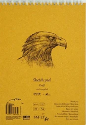Eskizavimo bloknotas Authentic A4, 60 lapų kaina
