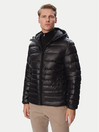 BOSS Pūkinė striukė H-Dimo 50565656 Juoda Regular Fit