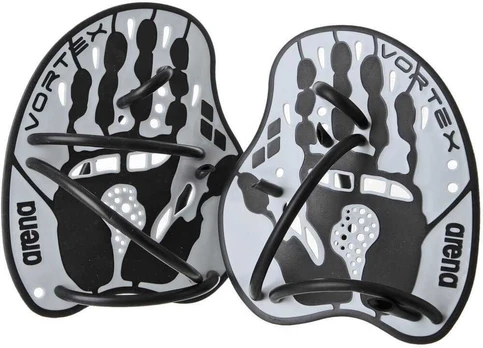 ARENA Vortex Evolution Hand Paddles Sidabrinis/Juodas