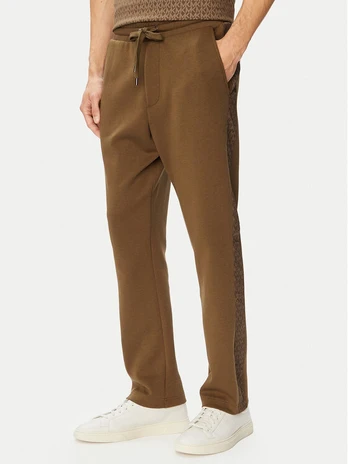 MICHAEL Michael Kors Sportinės kelnės CF552Q65MF Chaki Regular Fit