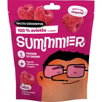 SUMMMER šalčiu džiovintos avietės 11g