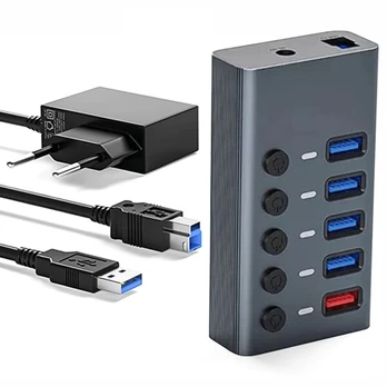 Adapteris Reagle 5 in 1 USB 3.1