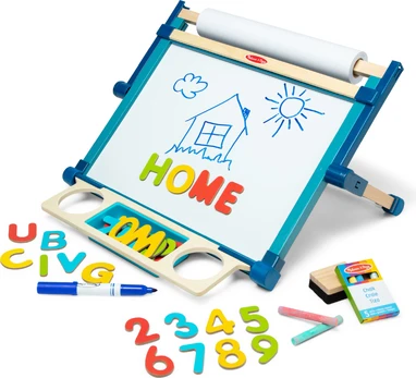 Melissa & Doug - Double-Sided Magnetic Tabletop Art Easel (806264)