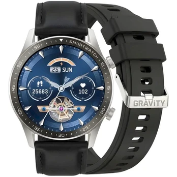 Išmanusis laikrodis Smartwatch Gravity / silver
