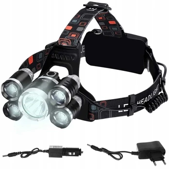Prožektorius ant galvos BERIMAX R4P-2CJE 5 x LED