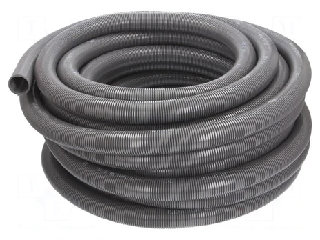 Protective tube | Size: 42 | polyamide 6 | grey | -40÷115°C | Øint: 36mm
