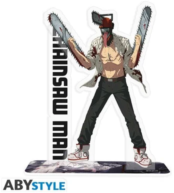 CHAINSAW MAN akrilinė statulėlė – „grandininis pjūklas Man"