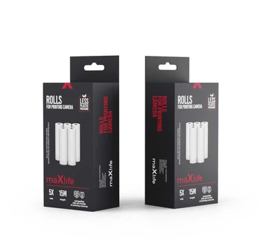 Maxlife roll set for printing camera