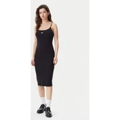 Tommy Jeans Vasarinė suknelė Script DW0DW20330 Juoda Slim Fit