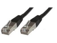 MicroConnect Kabelis CAT 5E FTP 10m PVC Juodas (B-FTP510S)