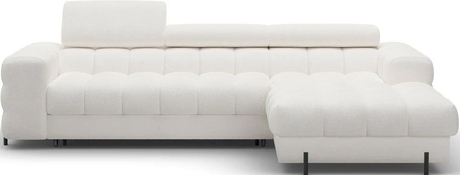 Kampinė sofa Felro, Balta