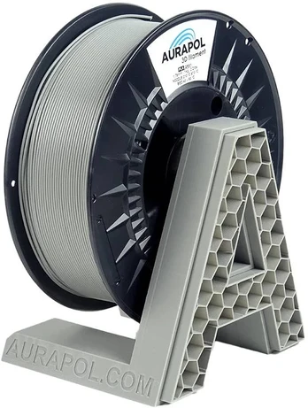 AURAPOL PLA filamentas 1.75mm 1kg - Pilkas