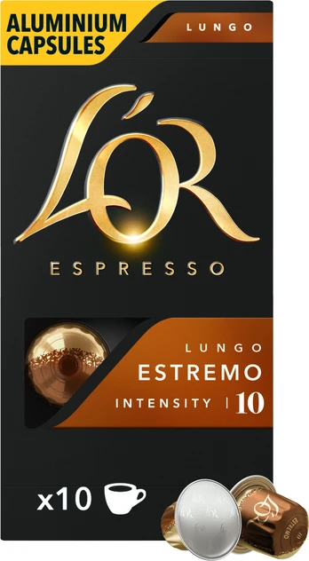 Philips L'or L'OR Capsules - Lungo Estremo - Coffee Capsules - 10 pcs