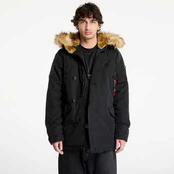 Alpha Industries Explorer Black - Dydis M (193128 black Striukės)
