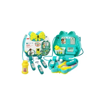 Lean Toys Turquoise Doctor's Set in a Purse on a Drawstring