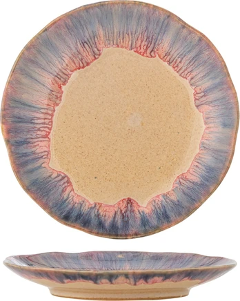 Bloomingville - Imogen Plate - Multi - Stoneware