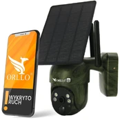 Orllo Wireless 4G LTE Rotating IP Camera with Solar Panel ORLLO TZ1 MORO kaina