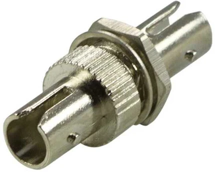 DELTACO fiber mating sleeve, 1xST-ST, Multi mode, simplex, metal