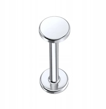 Titinis Labret Kolczykas su Plokščiu Disku 1.2/6/4 mm