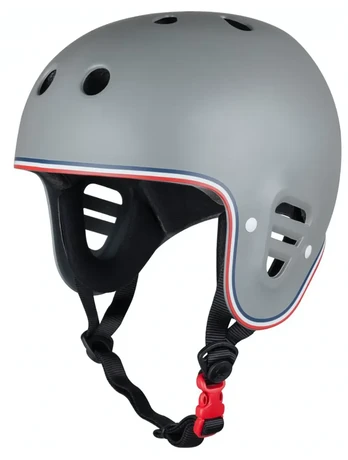 Šalmas PRO-TEC Full Cut Matte Pilkas Trike