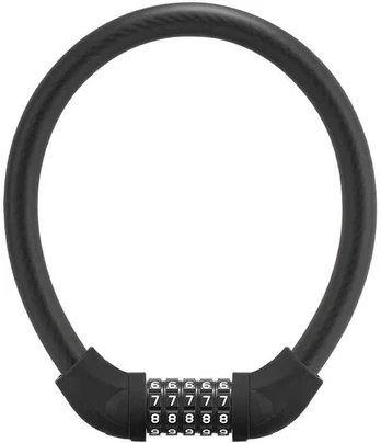 Rockbros RKS570-BK bicycle lock with combination - juodas