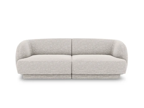 Sofa, Miley, 2 vietų, 180x90x70, sidabrinė