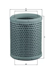 Oro filtras MAHLE LX384 kaina