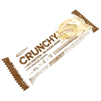 IronMaxx Crunchy Protein Bar 45 g. (batonėlis) - Double White Choc skonis