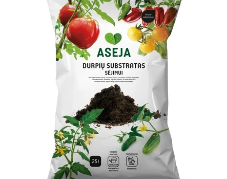 Durpių substratas sėjimui ASEJA 25 l.