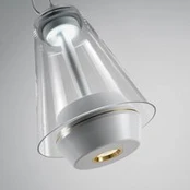 "Prandina Shuttle" LED stalinis šviestuvas IP44, baltas