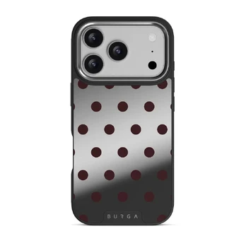 Aqua Mocha - iPhone 17 Pro Case, Elite Mirror Dark (MagSafe) / Silver