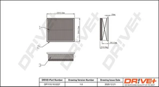 Oro filtras Dr!ve+ DP1110.10.0227
