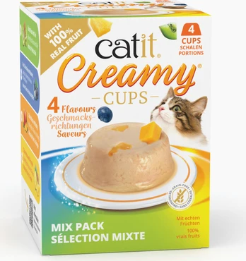 Catit - Creamy Cups Mousse Mix Pack - 4x25g